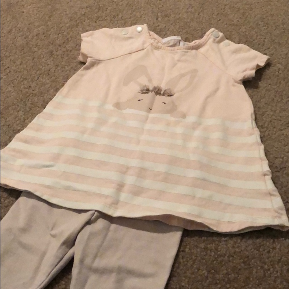 Sweet Bunny Top and Pants Set 18M